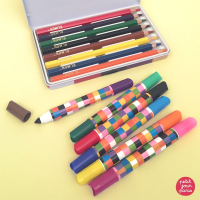 Elmer Dubbele Viltstiften (Set van 6, 12 Kleuren)